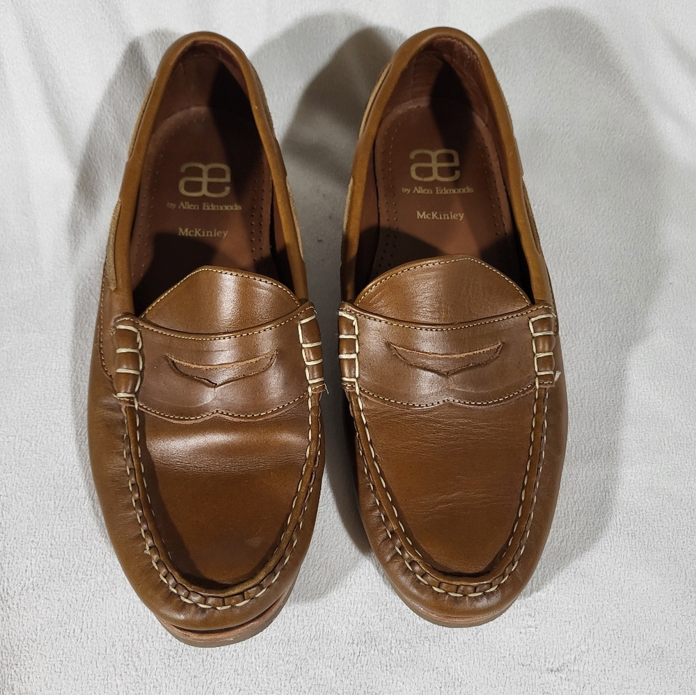 Allen Edmonds McKinley Slip On Penny Loafers Size 9.5 D - Picture 2 of 10